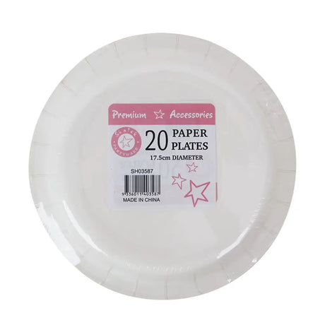 Shmick Plastic Free Paper Plate Blush Pink 18cm 20PK SH03587
