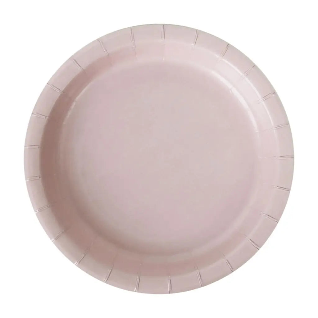 Shmick Plastic Free Paper Plate Blush Pink 18cm 20PK SH03587