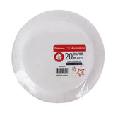 Shmick Plastic Free Paper Plate Cherry Red 23cm 20PK SH03457