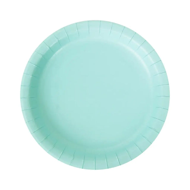 Shmick Plastic Free Paper Plate Sky Blue 23cm 20PK SH03778