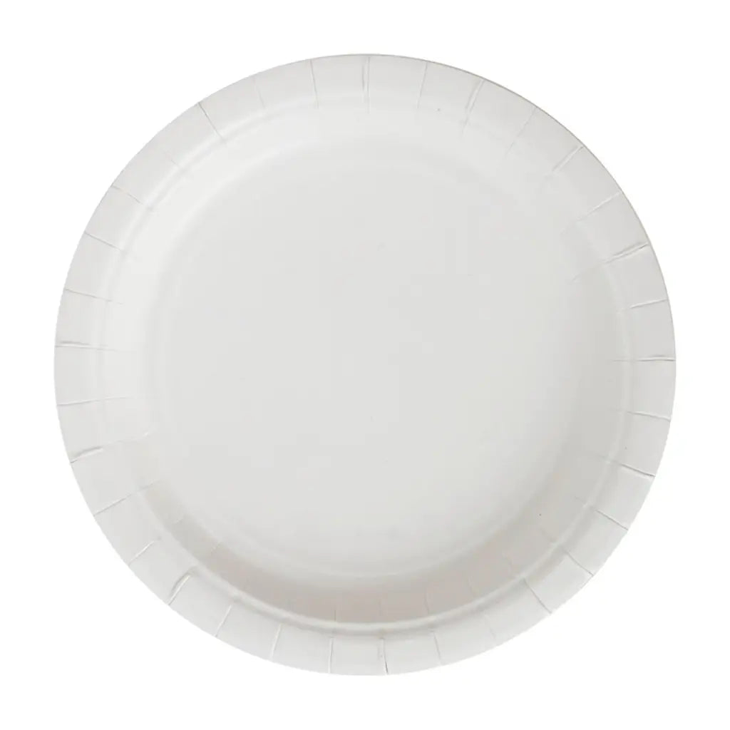 Shmick Plastic Free Paper Plate White 18cm 20PK SH03709
