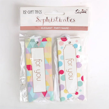 Shmick Rainbow Tags 12Pk SH47617