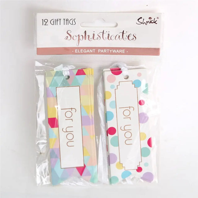 Shmick Rainbow Tags 12Pk SH47617