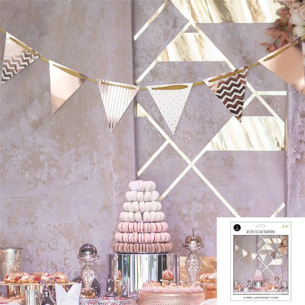 Shmick Rose Gold Bunting 16Pk SH47518
