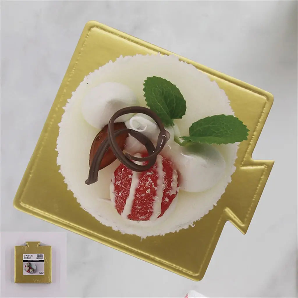 Shmick Square Cake Boards Gold 9cm 12Pk SH21621
