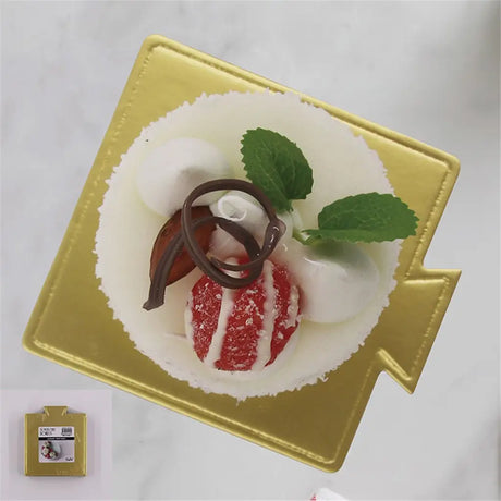 Shmick Square Cake Boards Gold 9cm 12Pk SH21621