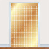 Shmick Square Foil Curtain Champagne 100x200cm SH43555