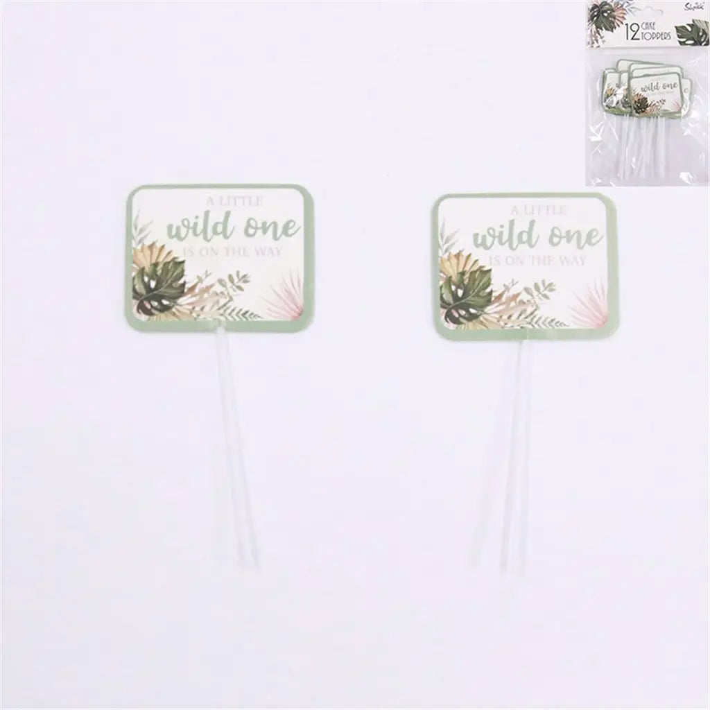 Shmick Wild One Cake Picks 12Pk SH87699