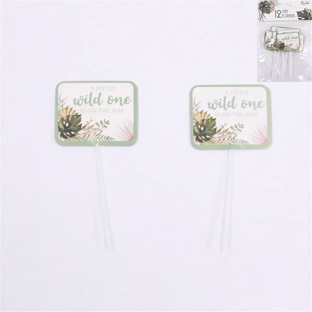 Shmick Wild One Cake Picks 12Pk SH87699