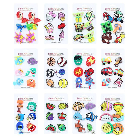 Shoe Accessory Charms Assorted Designs 6Pk 323517