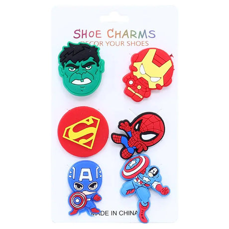 Shoe Accessory Charms Assorted Designs 6Pk 323517