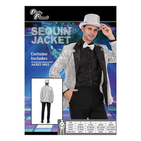 Silver Sequin Jacket Costume Including Jacket Only PP40042