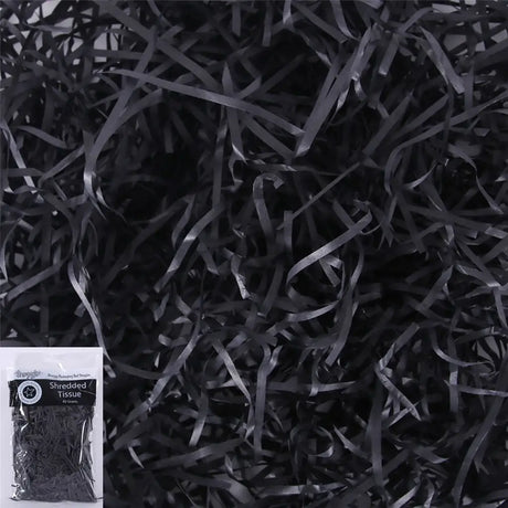 Snazzle Black Shredded Paper 40g SN51669