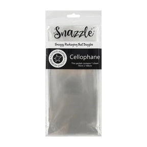 Snazzle Clear Cellophane Wrapping Paper 70x100cm SN58835