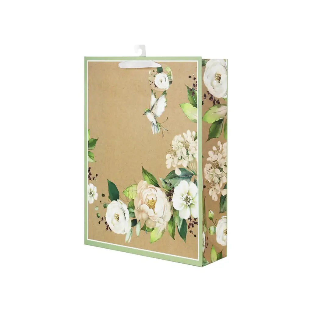 Snazzle Extra Large Floral Hummingbird Gift Bag 30x42x12cm SN27774