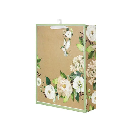 Snazzle Extra Large Floral Hummingbird Gift Bag 30x42x12cm SN27774