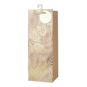 Snazzle Fern Leaves Bottle Bag 13x36x12cm SN52028