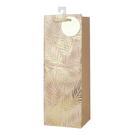 Snazzle Fern Leaves Bottle Bag 13x36x12cm SN52028
