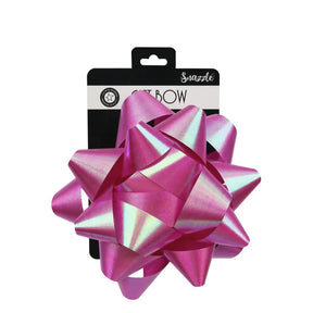 Snazzle Fuschia Pink Bow 20cm SN39098