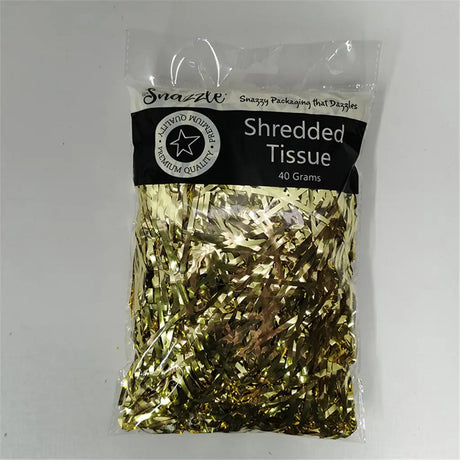 Snazzle Gold Foil Shredded Paper 40g SN51584
