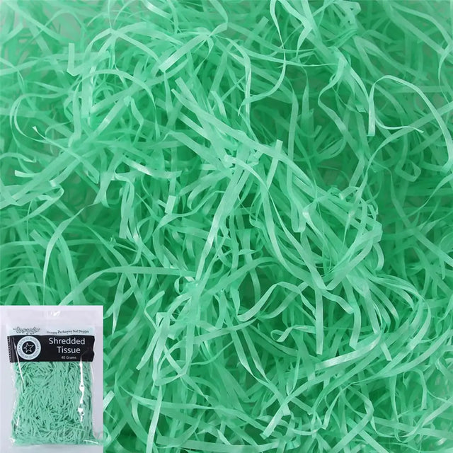 Snazzle Green Shredded Paper 40g SN51676