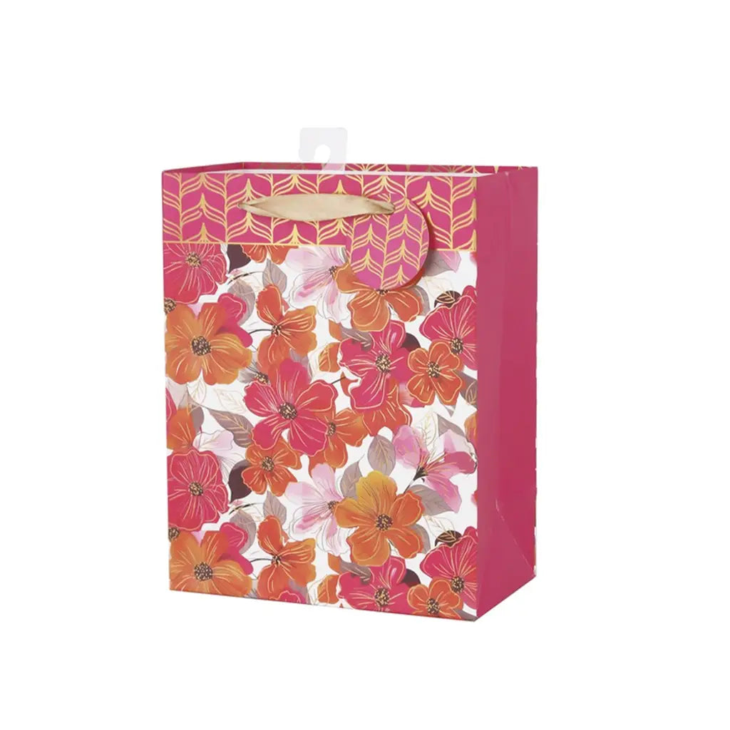 Snazzle Medium Bright Flowers Gift Bag 18x23x10cm SN13609