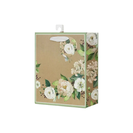 Snazzle Medium Floral Hummingbird Gift Bag 18x23x10cm SN27750