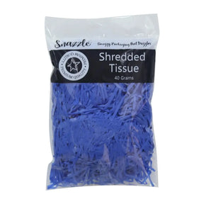 Snazzle Navy Blue Shredded Paper 40g SN51690