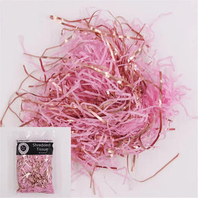 Snazzle Pink And Rose Gold Shredded Paper 40g SN94291