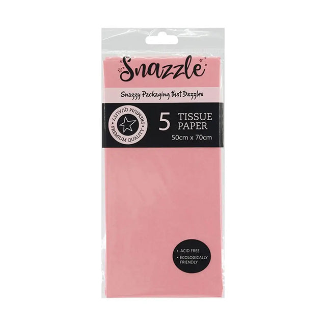 Snazzle Pink Tissue Paper 50x70cm 5PK SN58798