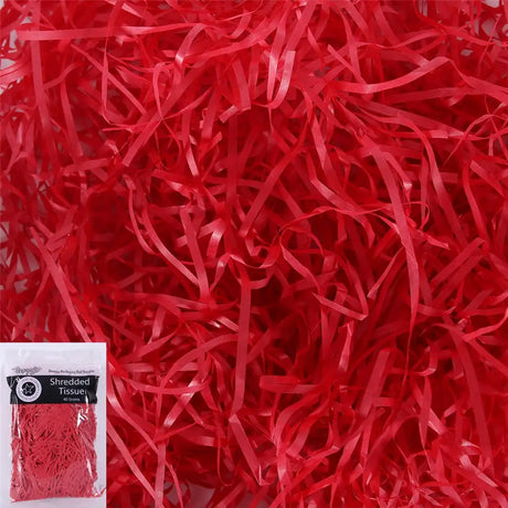 Snazzle Red Shredded Paper 40g SN62009