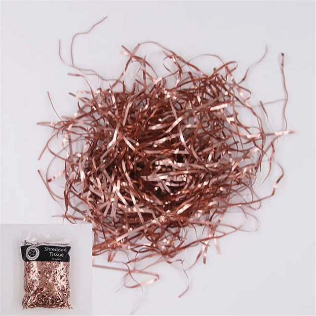 Snazzle Rose Gold Shredded Paper 40g SN51706