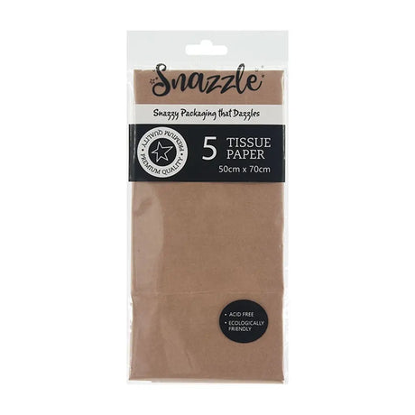 Snazzle Rose Gold Tissue Paper 50x70cm 3PK SN51300