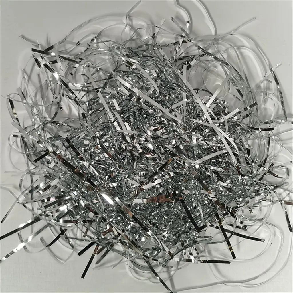 Snazzle Silver Foil Shredded Paper 40g SN51577