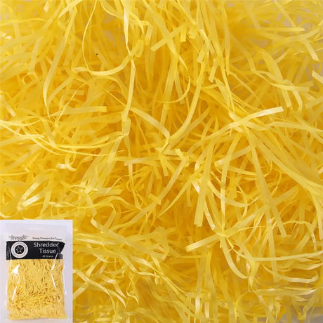 Snazzle Yellow Shredded Paper 40g SN51652