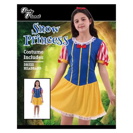Snow Princess Costume Size XXL Including Dress, Headband PP49714XXL
