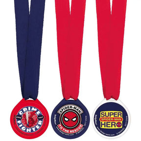Spider-Man Webbed Wonder Award Medals 12Pk 398793