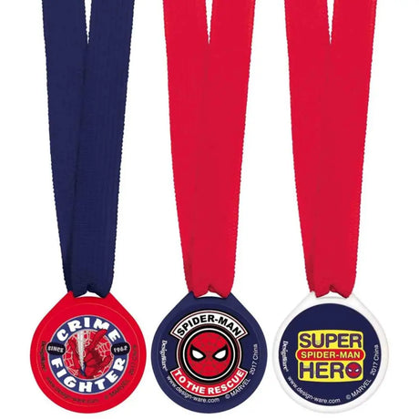 Spider-Man Webbed Wonder Award Medals 12Pk 398793