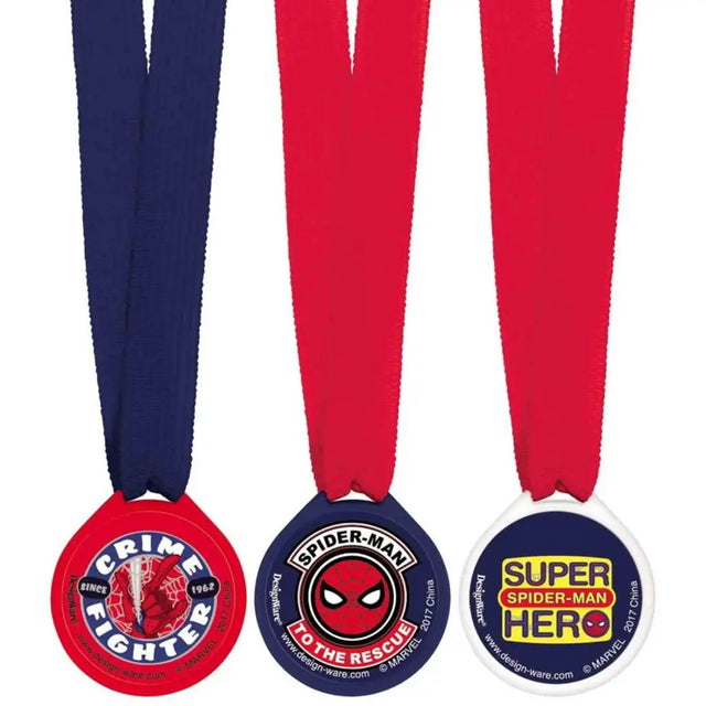 Spider-Man Webbed Wonder Award Medals 12Pk 398793