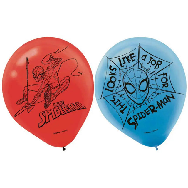 Spider-Man Webbed Wonder Latex Balloons 30cm 6Pk 111860
