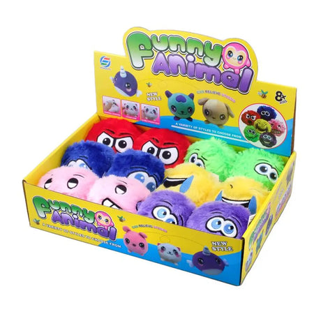 Squish Ball Plush 275557 Fuzzy Monsters Assorted Designs 10cm 275557