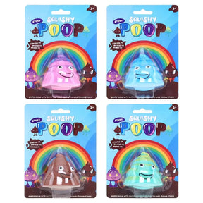 Squishy Poop 4 Assorted Colours 6cm 287819
