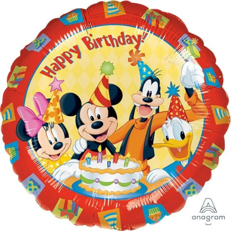Standard HX Mickey & Friends Happy Birthday 45cm 922301