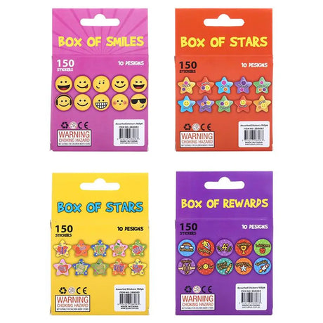 Sticker Box Teacher Packs Assorted 150Pk 288083