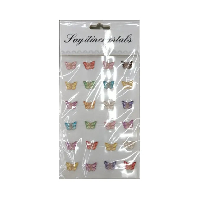 Stickers Butterfly 1.2cm 24Pk K149815