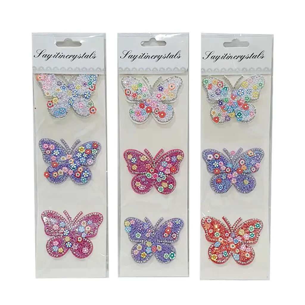 Stickers Butterfly 5x3.5cm 3Pk K153812