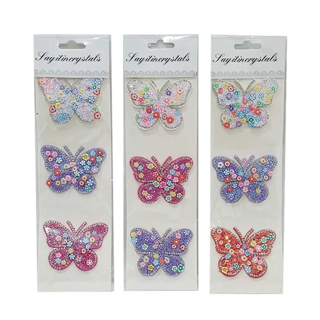 Stickers Butterfly 5x3.5cm 3Pk K153812