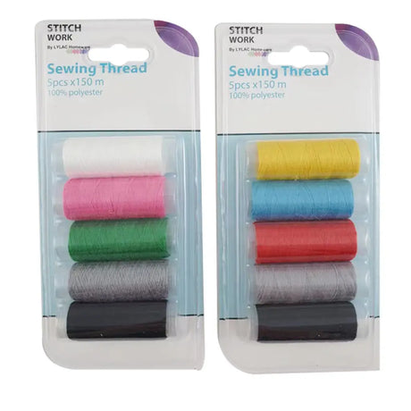 Stitchwork Sewing Threds 150m 5Pk K164382