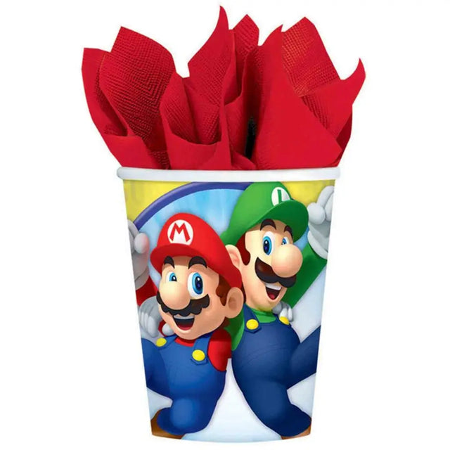 Super Mario Brothers Cups 266ml 8Pk 581554