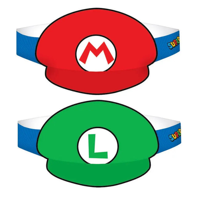 Super Mario Brothers Paper Hat 8Pk 250526